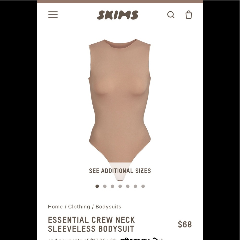 SKIMS nude body suit